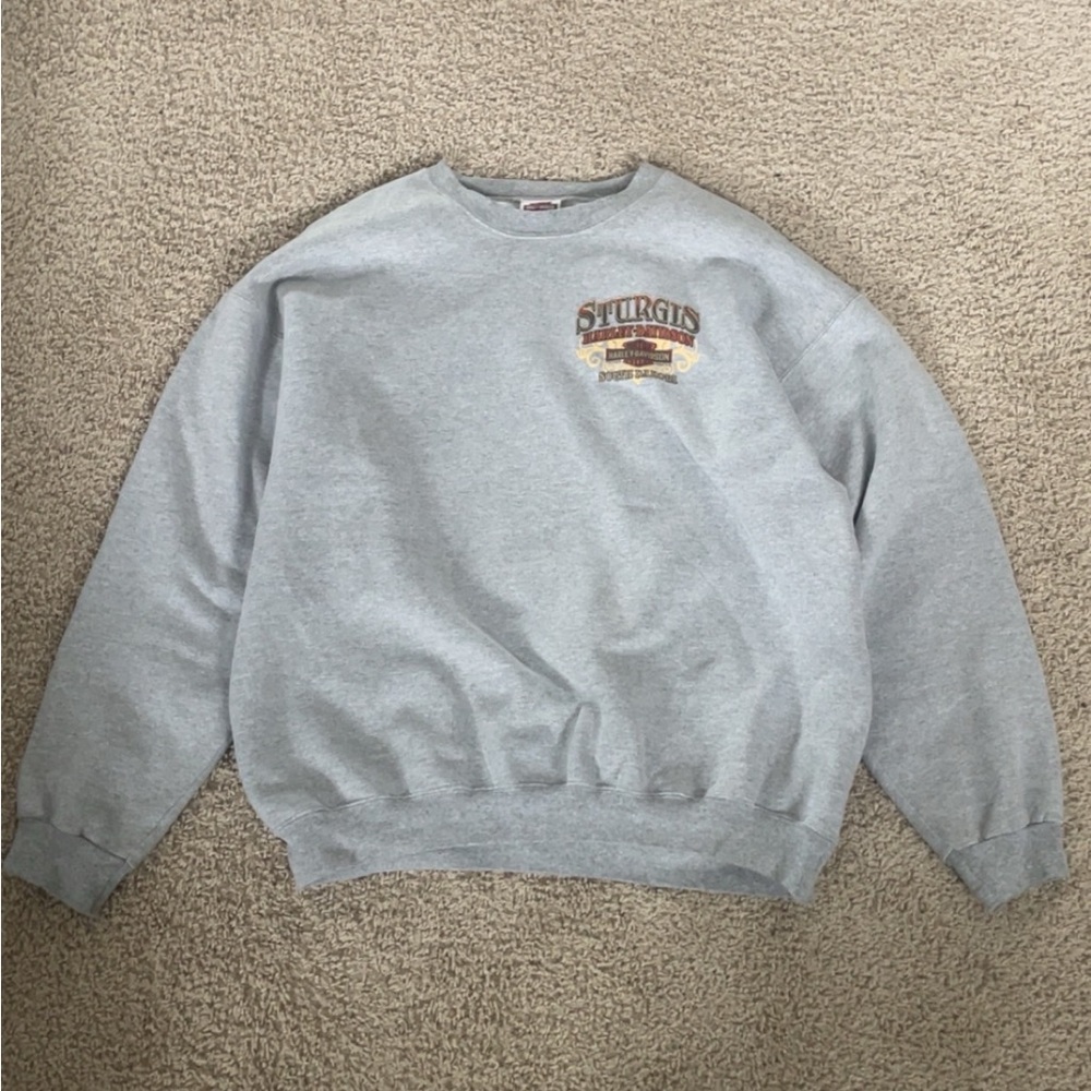 Harley-Davidson Sturgis Gray Crewneck Sweater